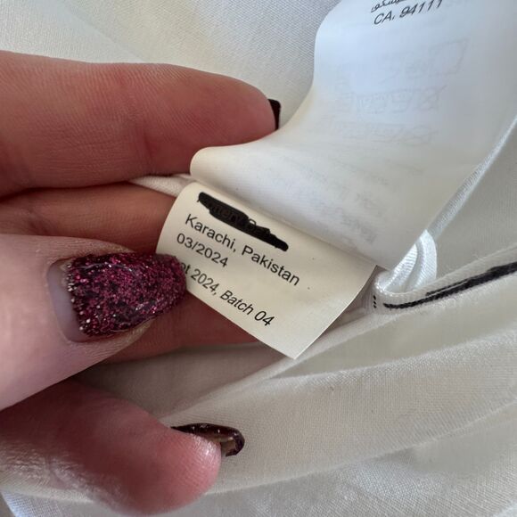 Pottery Barn Carter Striped Quilted King Sham Set in White/Flax Cotton NWOT - Picture 7 of 9